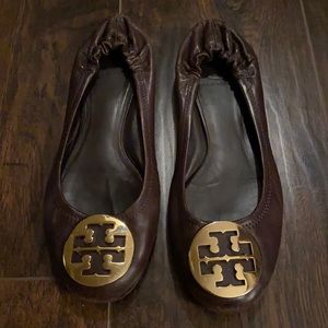 Tory Burch brown flats